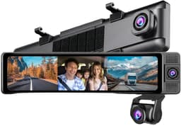 H330 - Dashcam voor Auto - WiFi - Dashcams - FullHD video - Met 3 camera's - Super compact - 16:9 - 10.26 inch Scherm - Zwarte doos GPS - Zwart — thumbnail 1