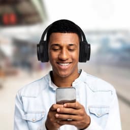 Denver - 2 in 1 - Bluetooth Draadloze & Bedraad Koptelefoon - Inclusief AUX Kabel - Active Noise Canceling - Draadloos of met draad - Handsfree Bellen - Zwart — thumbnail 3