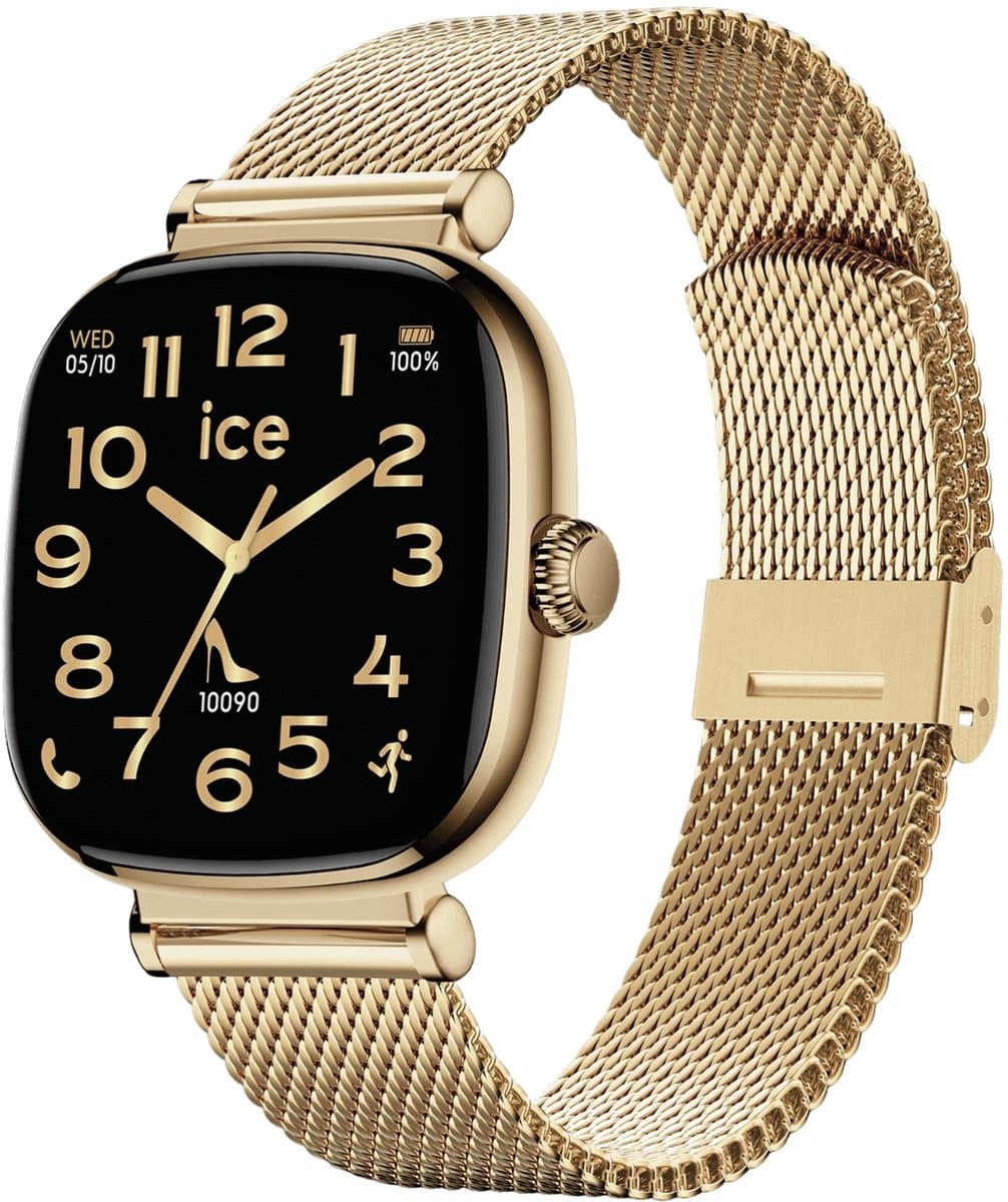 ICE-WATCH ICE smart SQ 2.0 - Milanese - 1.7 Smartwatch Gold — afbeelding 1