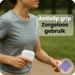 Hoesje - Geschikt voor Apple Airpods Pro 3 - Siliconen Hoes met Clip - Silicone Case Cover - Wit — thumbnail 5