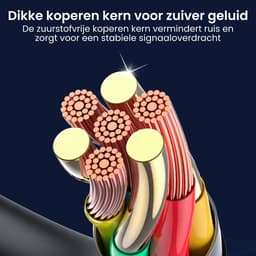 AdroitGoods Oortelefoons met Microfoon & HiFi Stereo Geluid – Geschikt voor iPhone en Apple-apparaten met Lightning-connector — thumbnail 4