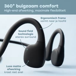 Audyn Bone Rondo - Sport Oordopjes - Bone Conduction Headphone - Bluetooth - Open Ear Oortjes - Draadloos - 9 Uur Batterij — thumbnail 3