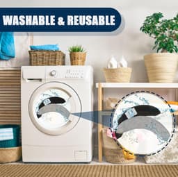 4 Stuks Wasbare Natte Dweilpads geschikt voor iRobot Roomba Combo j7+ en Combo j9 + - Stofzuiger onderhoud en reinigings accessoires — thumbnail 5