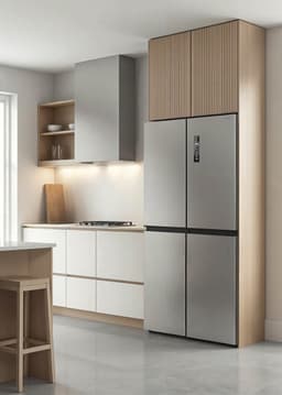 CREATE - Koelkast 4 deuren 503L met Care+ - Roestvrij staal - FRIDGE STUDIO CROSS DOOR 503 — thumbnail 4