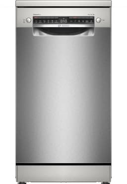 Bosch SPS4EMI17E - Serie 4 - Vaatwasser - Vrijstaande vaatwasser - 45cm - RVS - Home Connect - Opent de deur automatisch voor betere droogresultaten — thumbnail 1