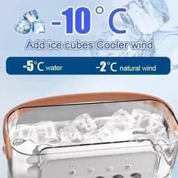 Bolmans - Ventilator - Waaier - Draagbare Ventilator - 3 in 1 Ventilator - Luchtbevochtiger - Luchtkoeler - LED Verlichting - Verstelbaar - 3 Snelheden - 10W — thumbnail 5
