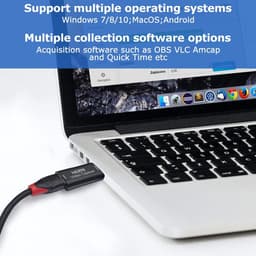 HDMI Capture Card – HDMI naar USB – Video opname – Record: Camera Gamen, Streamen, Video Bellen en Live Casts - Youtube - Twitch - Computer, Laptop — thumbnail 5
