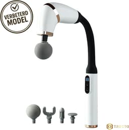 TRESTO - Professionele Massage Gun - U-vormig Massagegun met Verlengde Greep - Bereik Rug, Nek, Schouders & Benen moeiteloos – Stil en Krachtig — thumbnail 1