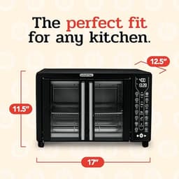 Digitale Air Fryer Oven met Broodroosterfunctie 17 Kookstanden 24L — thumbnail 4