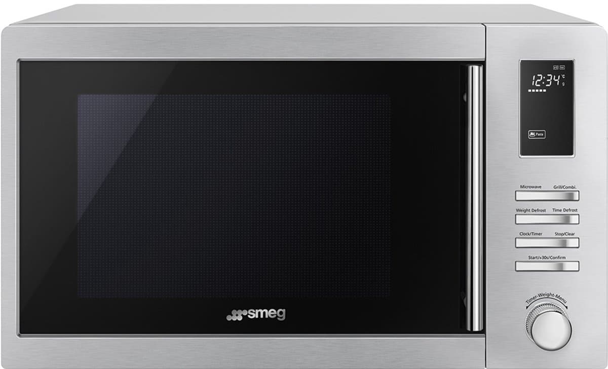 SMEG MOE25X Combi-magnetron met Grill - 25 Liter - 900 W Magnetron - 1000 W Grill - RVS — afbeelding 1