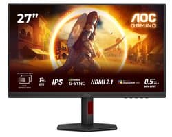 AOC G4 U27G4R - 4K Gaming Monitor - Dual Frame - 160hz tot 320hz - Full HD tot 4K - HDR400 - USB-hub - 27 inch