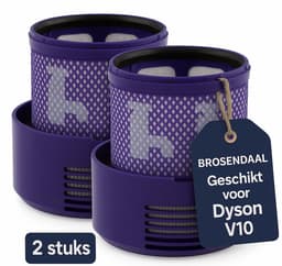 Brosendaal Filter geschikt voor Dyson Cyclone V10 stofzuiger filter - SV12 | SV27 - Wasbaar en Herbruikbaar - 2 stuks — thumbnail 1