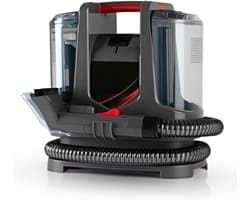 Krachtige Nat En Droog Stofzuiger - Tapijt En Bekleding Reiniger - Waszuiger Voor Grondige Reiniging - Effectieve Schoonmaak Van Tapijten - Autostoelen En Stoffen Meubels - Antraciet Rood