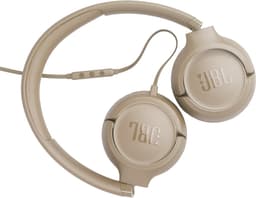 JBL Tune 530 USB-C - USB C Koptelefoon - Bedrade On-ear Headset voor iPhone 15, 16 & 17 - Met Microfoon - JBL Pure Bass - Samsung & Laptop - Beige — thumbnail 3