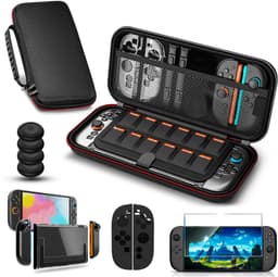 Nexsel Accessoires Set Geschikt voor Nintendo Switch 2 Console - Complete Must-Have Kit Inclusief Case, Beschermhoes, Joy Con Hoesje, Screenprotector, Thumb Grips — thumbnail 1