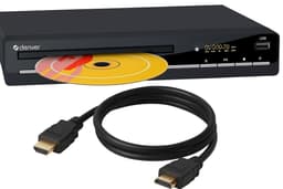 Denver - DVD Speler met HDMI aansluiting - HDMI Kabel meegeleverd - FULL HD - CD Speler - Coax / Scart / USB - Zwart — thumbnail 4