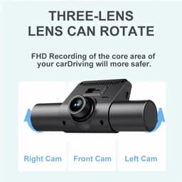 Auto DVR Dashcam 1080P Nachtzicht Parkeerbewaking 4 Camera's Autobestuurder — thumbnail 4
