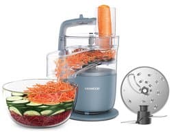 Kenwood MultiPro Go FDP22.130GY - Foodprocessors - Blauw - Express Serve - Go collectie