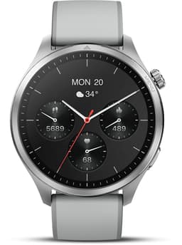 Otiume GTR1 – Smartwatch – 48mm Amoled Display – Dual GPS – Bluetooth bellen – Zilver — thumbnail 1