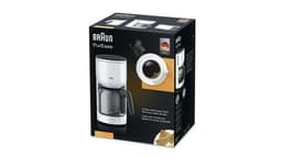 Braun PurEase KF 3120 WH - filter-koffiezetapparaat - Wit — thumbnail 4