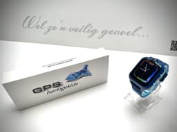 GPSHorlogeKids© - GPS horloge kind - smartwatch kinderen - WhatsApp - 4G videobellen - spatwaterdicht - SOS alarm - Dual Camera - gezichtsherkenning - incl. SIM - DUO Blauw — thumbnail 4