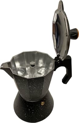 Bavary Espresso Maker, 9 Kopjes, Aluminium, Zwart - La Cafetière | Venice — thumbnail 2