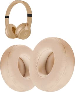 Oorkussens geschikt voor Beats By Dr. Dre Solo 2.0/3.0 wireless - Koptelefoon oorkussens voor Beats Solo goud — thumbnail 1