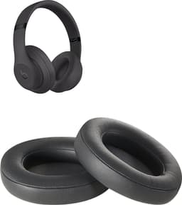Oorkussens geschikt voor Beats By Dr. Dre Studio 2.0/3.0 wireless - Koptelefoon oorkussens voor Beats Studio antraciet — thumbnail 1