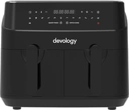 Dubbele Airfryer – XXL Heteluchtfriteuse – Onafhankelijke Kookzones – 12 Kookprogramma’s – LED-Display — thumbnail 1