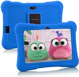 Pritom® Kindertablet – Tablet vanaf 3 jaar – Quad Core Processor - 7 inch Kids Tablet – Andriod 10 – 32 GB – WiFi – Bluetooth – Standaard Educatieve Software Geïnstaleerd – Ontspannend & Leerzaam – Spelenderwijs Leren - Kindvriendelijk - Blauw — thumbnail 1