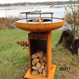RustyGrill - 80cm inclusief grillrooster — thumbnail 1