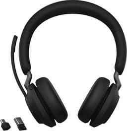 Jabra Evolve2 65 UC Stereo - Bluetooth Headset - On-Ear - Draadloos - Zwart — thumbnail 2