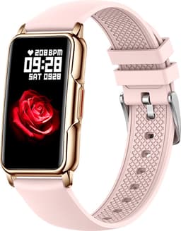 Kiraal Livery - Schitterende Activity Tracker - Stijlvol - Android & iOS - Siliconen - Roze — thumbnail 1