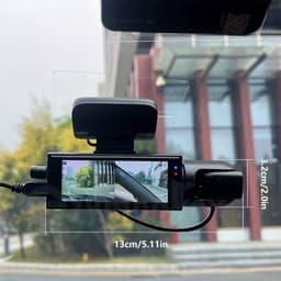 Dashcamera, Voor En Achter, 3,16 Inch Dashcam 1080P, G-sensor HD, Nachtzicht, Loopopname, Groothoek Auto — thumbnail 4