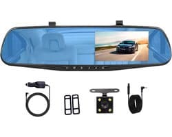Dashcam Voor Auto Voor En Achter - Dual Dashcam Met Nachtvisie - Dashcam Voor En Achter Multifunctioneel – 1080p