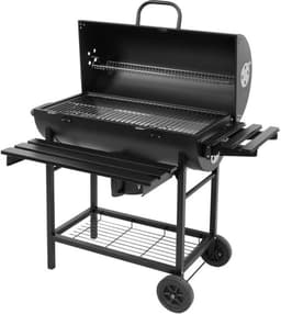 Luxe Houtskoolbarbecue met Deksel & 3 Werkbladen – XXL Grilloppervlak – Verrijdbaar – 108 x 68 x 94 cm — thumbnail 1