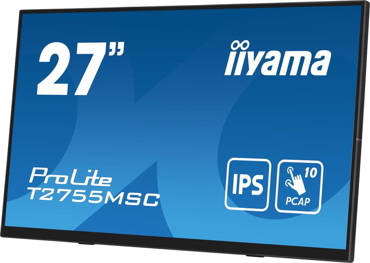 iiyama ProLite T2755MSC-B1 - 27 Inch - IPS - Full HD - 10 punts touch — afbeelding 1