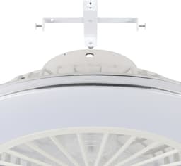 EGLO Lovisca Plafondventilator met lamp - Ø 55 cm - 3 snelheden - Instelbaar wit licht - Dimbaar - AC longer life - Wit/Zilver — thumbnail 4
