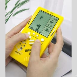 Brickgame Handheld Spelcomputer - Extra Groot Scherm - Tetris - Classic game - Retro spel - Blokken - Blauw — thumbnail 5