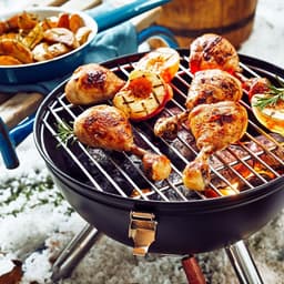 HI Houtskool mini kogelbarbecue zwart — thumbnail 5