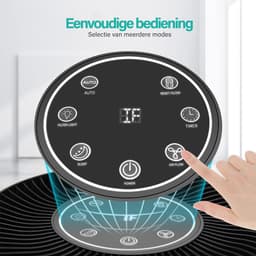 Chesto Luchtreiniger / Air purifier met HEPA-13 & Koolstoffilter - CADR 220 m³/h - Bestrijdt Bacteriën & Allergieën - 4 Standen — thumbnail 5