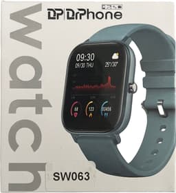 DrPhone GTE3 Smart - Metalen Smartwatch Met belfunctie - GPS (smartphone) - Auto Sport - Notificaties - Mail lezen - Geschikt Voor iOS/Android - - Mist Gray — thumbnail 2