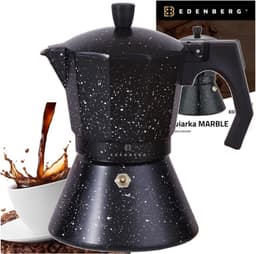Edënbërg Stonetec Line - Percolator - Koffiemaker 6 kops - Espresso Maker 300 ML - Marmer Coating — thumbnail 1