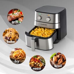 Hot Air Fryer 1700 Watt - Gezond Bakken Met Temperatuurinstelling en Timer - XXL Capaciteit 5.4L — thumbnail 5