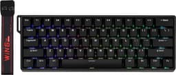 EPOMAKER WIN60 - Hall Effect - 8000hz - 0.3ms - 0.08mm - Magnetisch Toetsenbord - 60% - QWERTY - Gaming Toetsenbord - Greywood Switch - Zwart — thumbnail 1