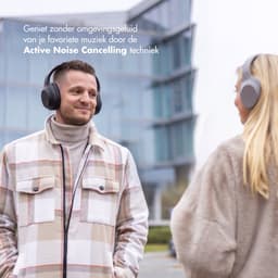 Selencia Urban Play Koptelefoon - Draadloze Koptelefoon met Active Noise Cancelling - Bluetooth Headphones - Midnight Black — thumbnail 2