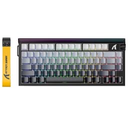 ATTACK SHARK R85HE - Magnetic Switch Wired Gaming Toetsenbord - 79keys - RGB light strip - Decorative Lanyard - Volume knob - PBT Keycaps - 8Khz - 0.005mmRT - 0.08ms - Moonlit Night — thumbnail 1
