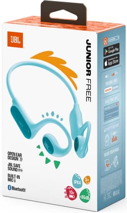 JBL Junior Free - Kinderkoptelefoon Draadloos - Bluetooth - Kindveilig Volume - Open ear - 20 uur - Teal — thumbnail 5