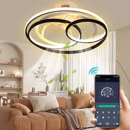Stille Plafondventilator met Dimbaar LED Licht en Afstandsbediening — thumbnail 2