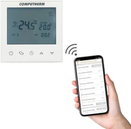 Programmeerbare Digitale Wifi Thermostaat voor Radiator- en Vloerverwarming met Vloersensor — thumbnail 3